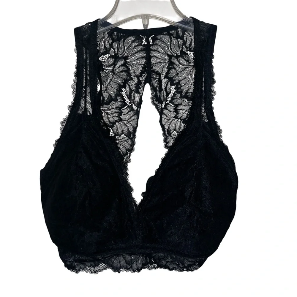 Auden Lightly Lined Bralette Black Size XXL